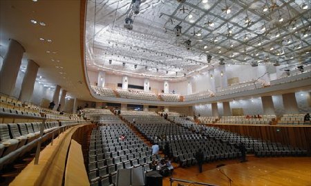 Interior of the NCPA concert hall Photos:CFP